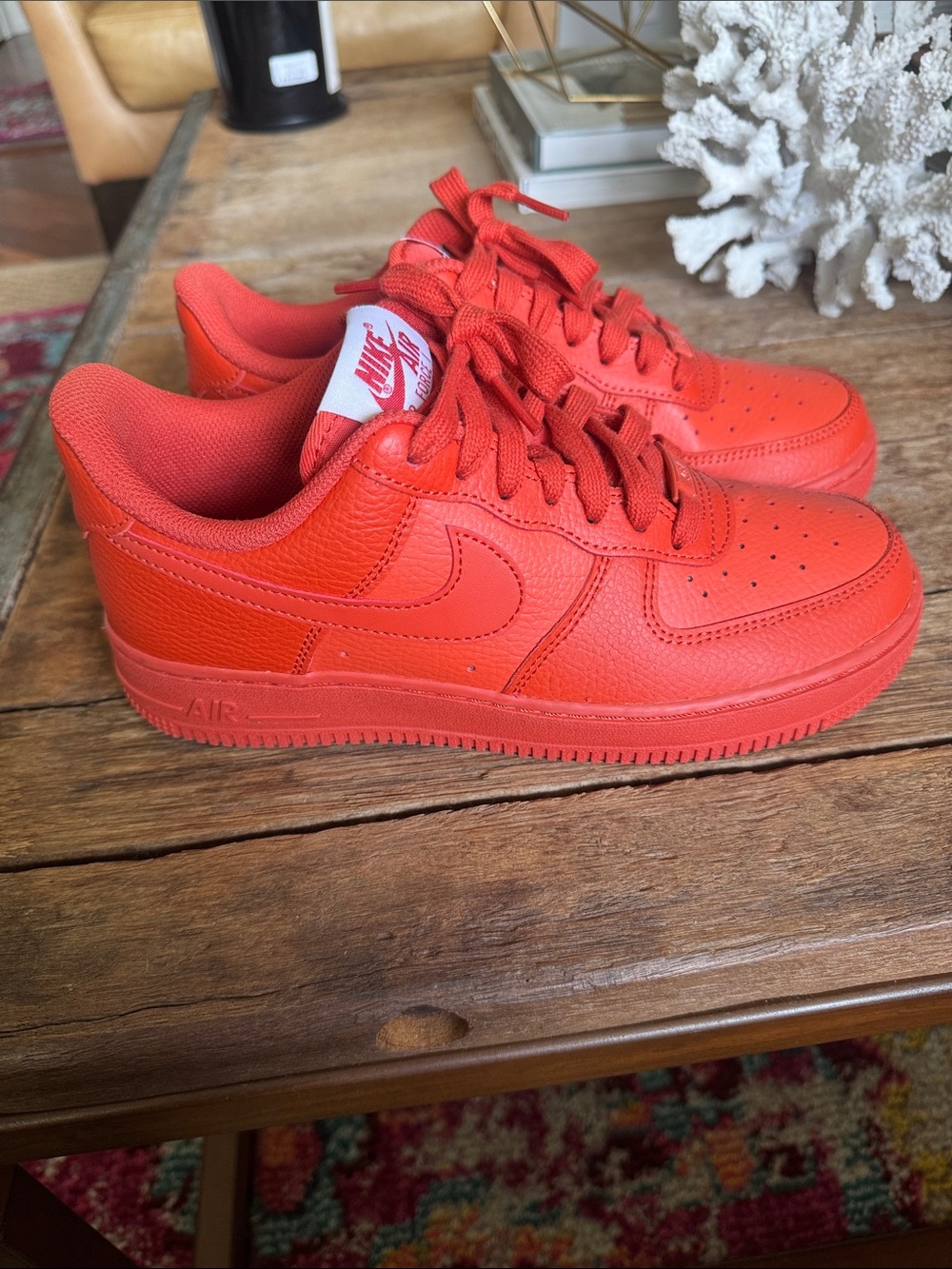 Nike Air Force 1 Low in Vibrant Orange-Red